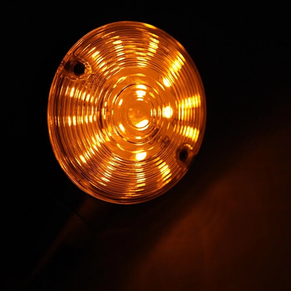 For Harley Heritage Softail Classic FLSTC Motorcycle Flat LED Turn Signal Light - Image 4 of 4