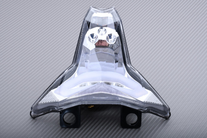 Feu LED Kawasaki Z1000 optique arrière transparent clignotant intégré moto 2014 2015 2016