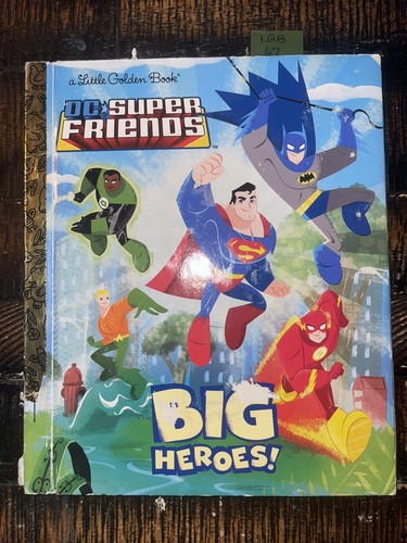 DC Super Friends Big Heroes! | Little Golden Book | 2011 - Picture 4 of 4