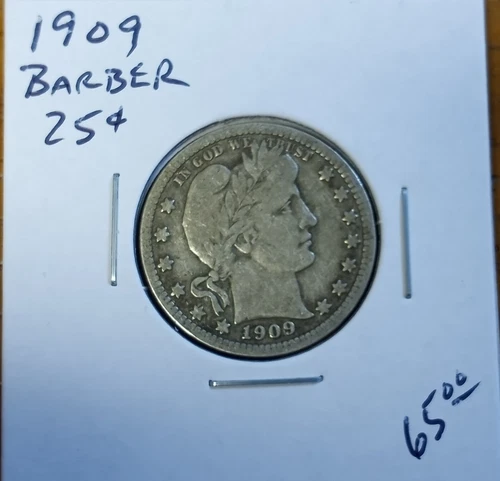 1909 Barber Quarter