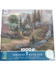 Thomas Kinkade Studios Sunday Morning Chapel Jigsaw Puzzle Ceaco 1000 pcs. NEW