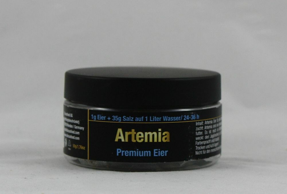Camarones salmuera de huevo Artemia Premium 50 g comida de disco huevo huevo de artemia 57,00 €/100 g