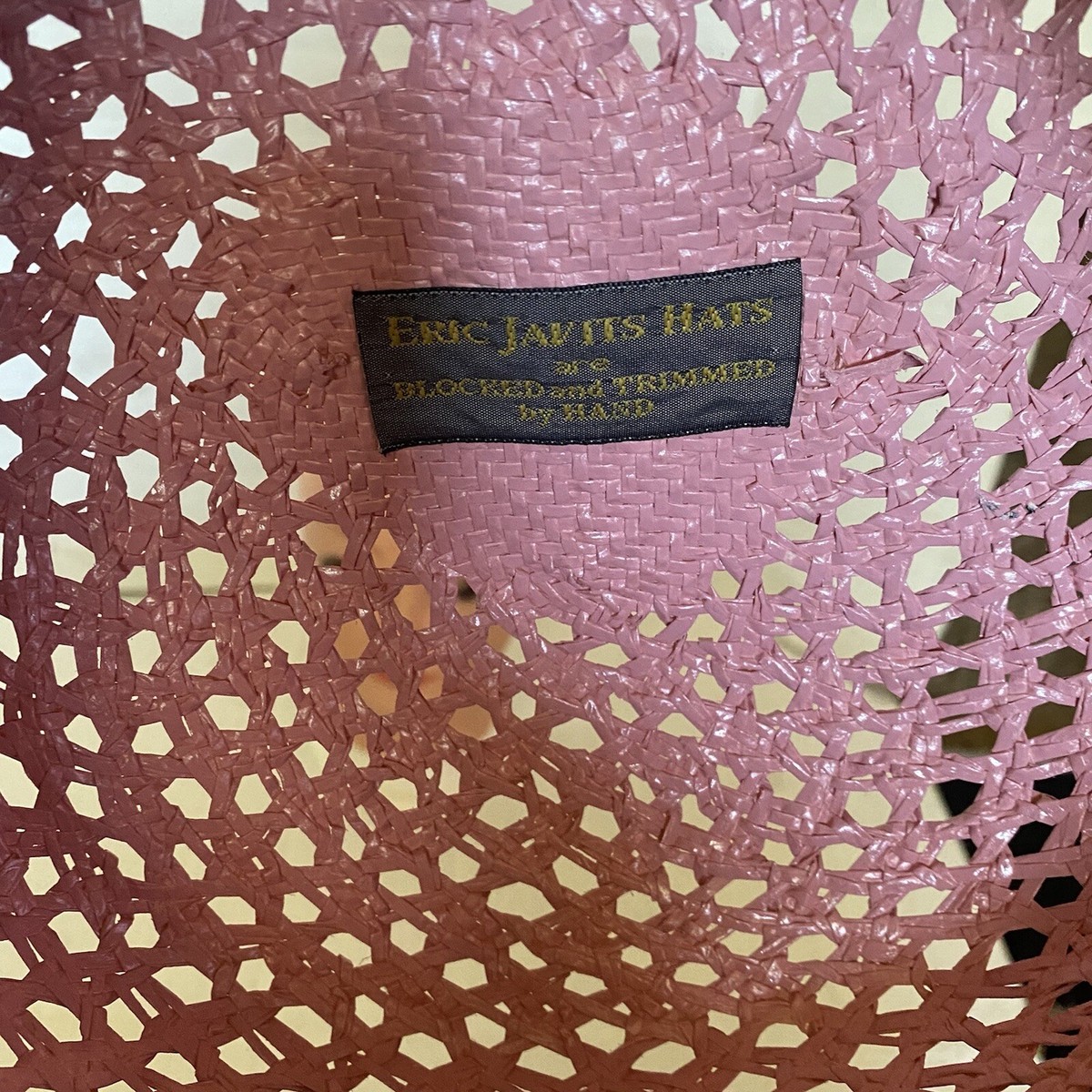 Eric javits pink straw bow hat Pink Women main image 2
