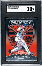 2018 Panini Crusade #10 Rafael Devers SGC 10 GEM MINT RC