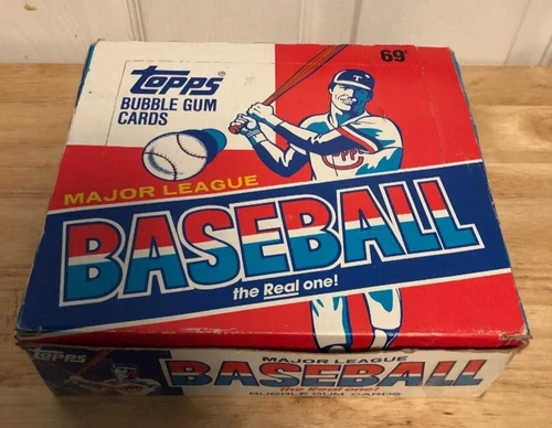 1988 Topps Baseball Cards Cello Box - 24 Factory Sealed Cello Packs