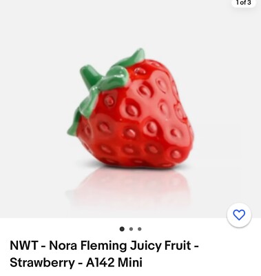 Nora Fleming Juicy Fruit - Strawberry -  A142 Mini