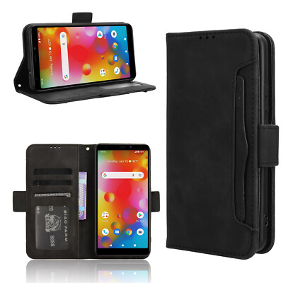 Dustproof Matte Kickstand Case + Tempered Glass For Boost Mobile Bounce 4G