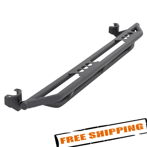 Smittybilt 76634 Black Rock Crawler Side Armor for 2007-2017 Jeep Wrangler JK Foto 2 de 4