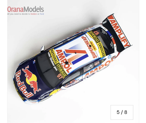 1:43 Holden ZB Commodore 2022 Van Gisbergen / Tander #97 Winner * B43H22P - Picture 5 of 5