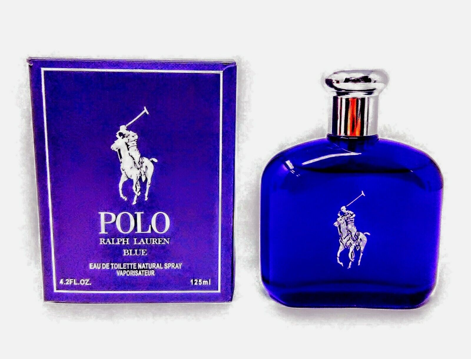 Polo Blue by Ralph Lauren 4.2 oz. Eau de Toilette Spray for Men. New Sealed Box.