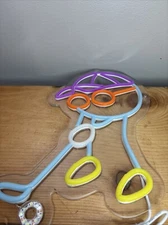 Neon Golf Sign Wall Decor USB Powered Missing Piece For Golf Ball Still Works