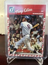 2023 Donruss Baseball Retro Base One Hundred #287 Tony Oliva #98/100