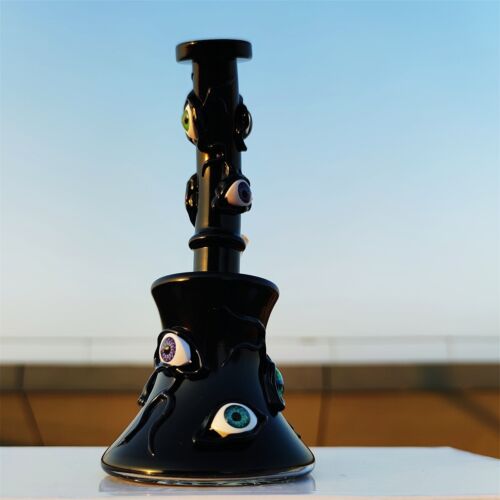 7 Zoll Mini Tragbare Masse Augenkugel Glas Bong Wasserrohr Bongs Wasserpfeife 14 mm mit Schüssel - Bild 3 von 6