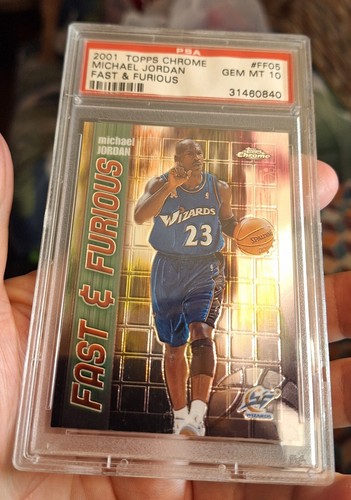 Michael Jordan #FF05 2001 Topps Chrome Fast & Furious card