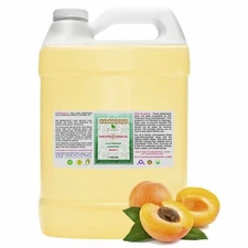 Apricot Oil 1 Gal Cold Pressed Unrefined Apricot Kernel Oil 100% Pure Apricot