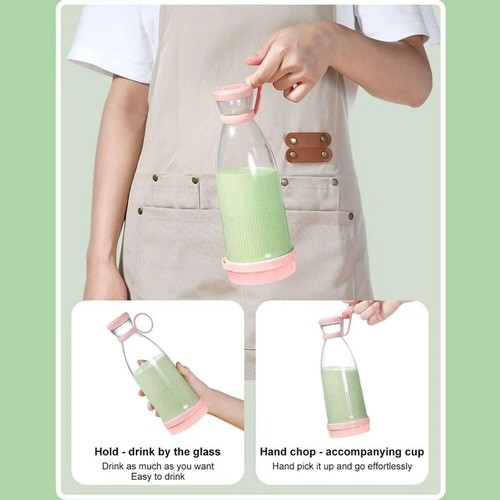 Electric Fruit Juicer Portable Mini Blender Mixer Shaker Bottle USB Juice Mixer - Picture 4 of 7
