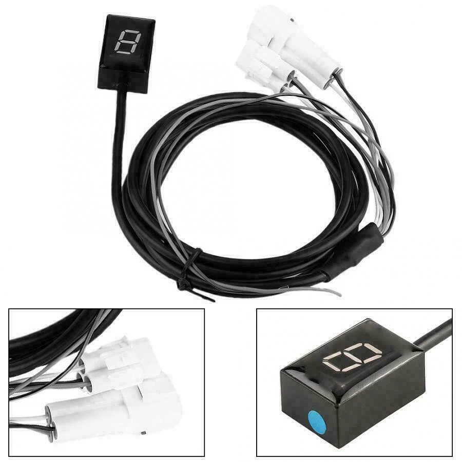 Indicador de engranaje LED para moto Yamaha YZF R1 R6 FZ6 FZ8 FZ1 XJ6N FJR1300 Foto 3 de 4