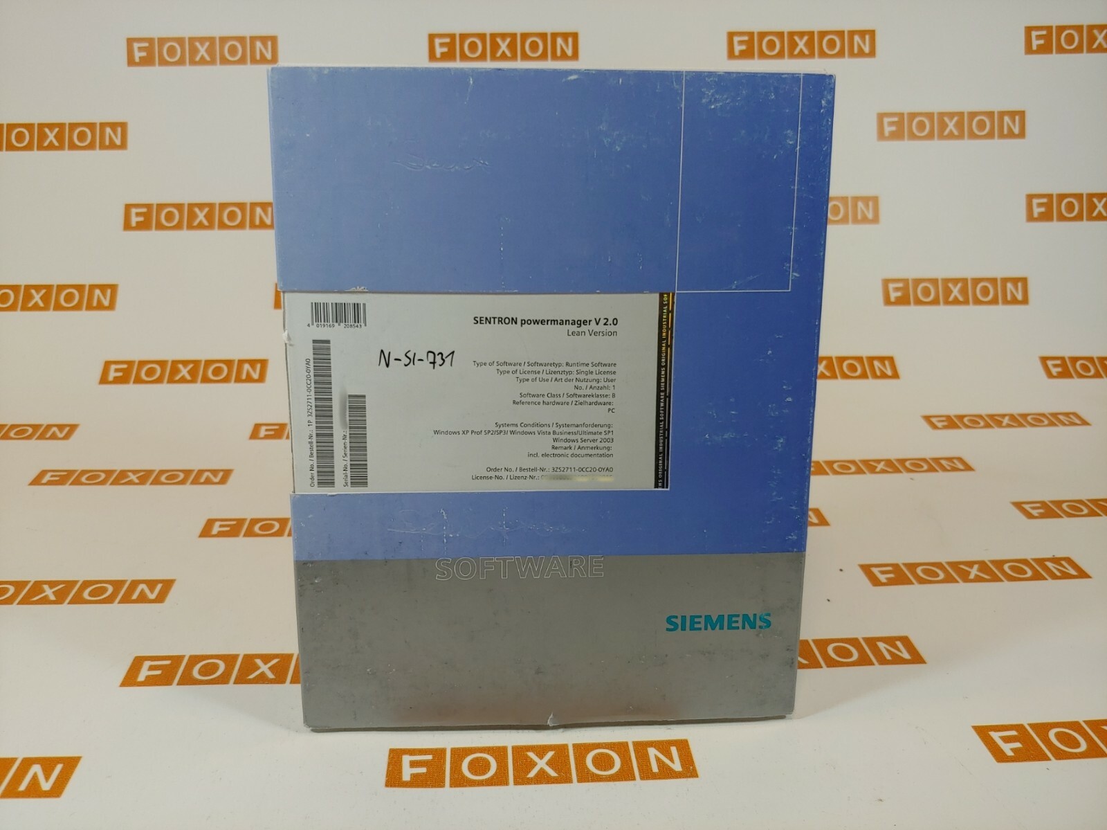 SIEMENS 3ZS2711-0CC20-0YA0 SENTRON Power Manager V2.0 Lean Version - NEW OPEN