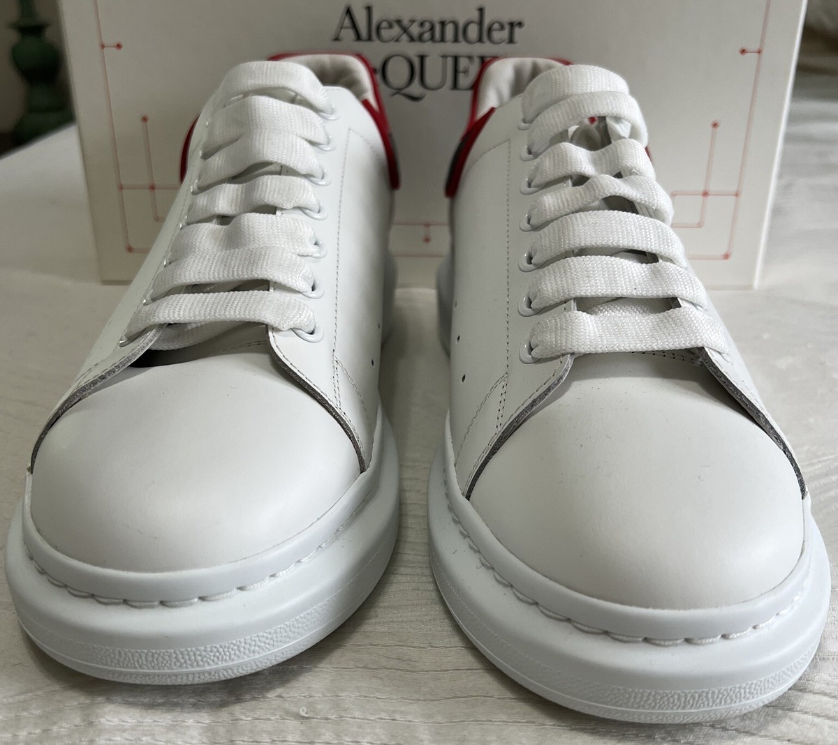Alexander McQueen Oversized Larry Sneaker Men's White Black