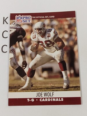 1990 Pro Set NFL #620 Joe Wolf Phoenix Cardinals | eBay