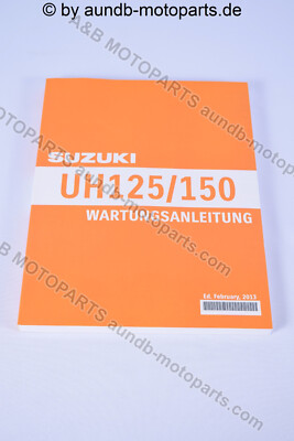 UH 125/150 Burgman K2-K6 Werkstatthandbuch Service Manual NEW original  Suzuki