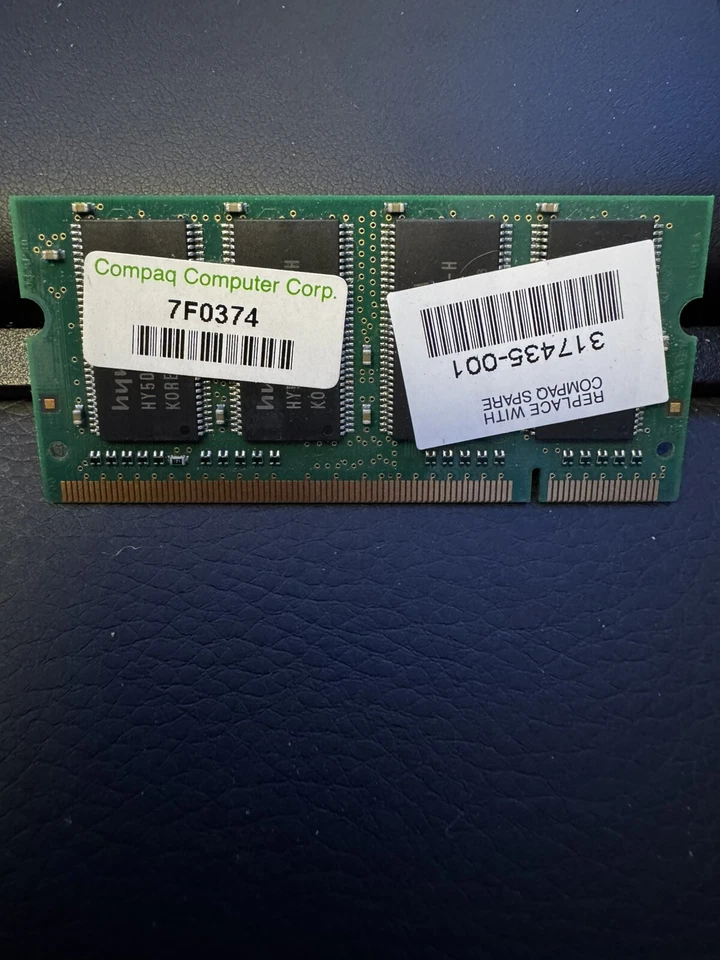 Hynix PC2100 256 MB SO-DIMM 266 MHz DDR Memory (HYMD232M646A6H) - Image 3 of 4