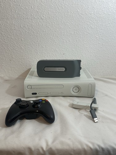 Microsoft Xbox 360 Phat Video Game Console Only - 14Gb HDD - Tested And Working