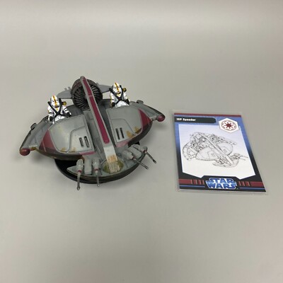 ISP SPEEDER STAR WARS SAMMLERSTÜCK MINIATUREN SPIEL REPUBLIC 42 2/10 FAHRZEUG SPIELZEUG