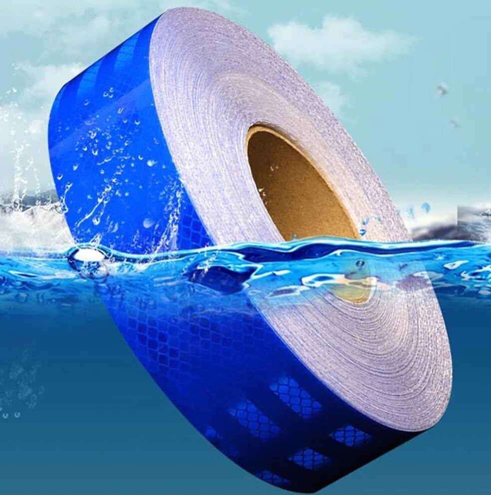 Hochintensives Reflektierendes Band Blau 5cm X 5m Vinyl