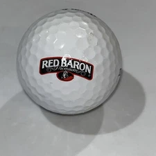 Red Baron Logo Golf Ball - Promo Item, Pizza Brand, Hard To Find Collectible