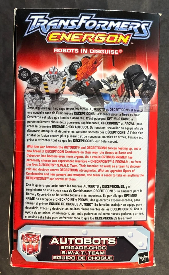 2004 TRANSFORMERS ENERGON Autobots - PROWL & CHECKPOINT - K-Mark Exclusive - Image 4 of 4