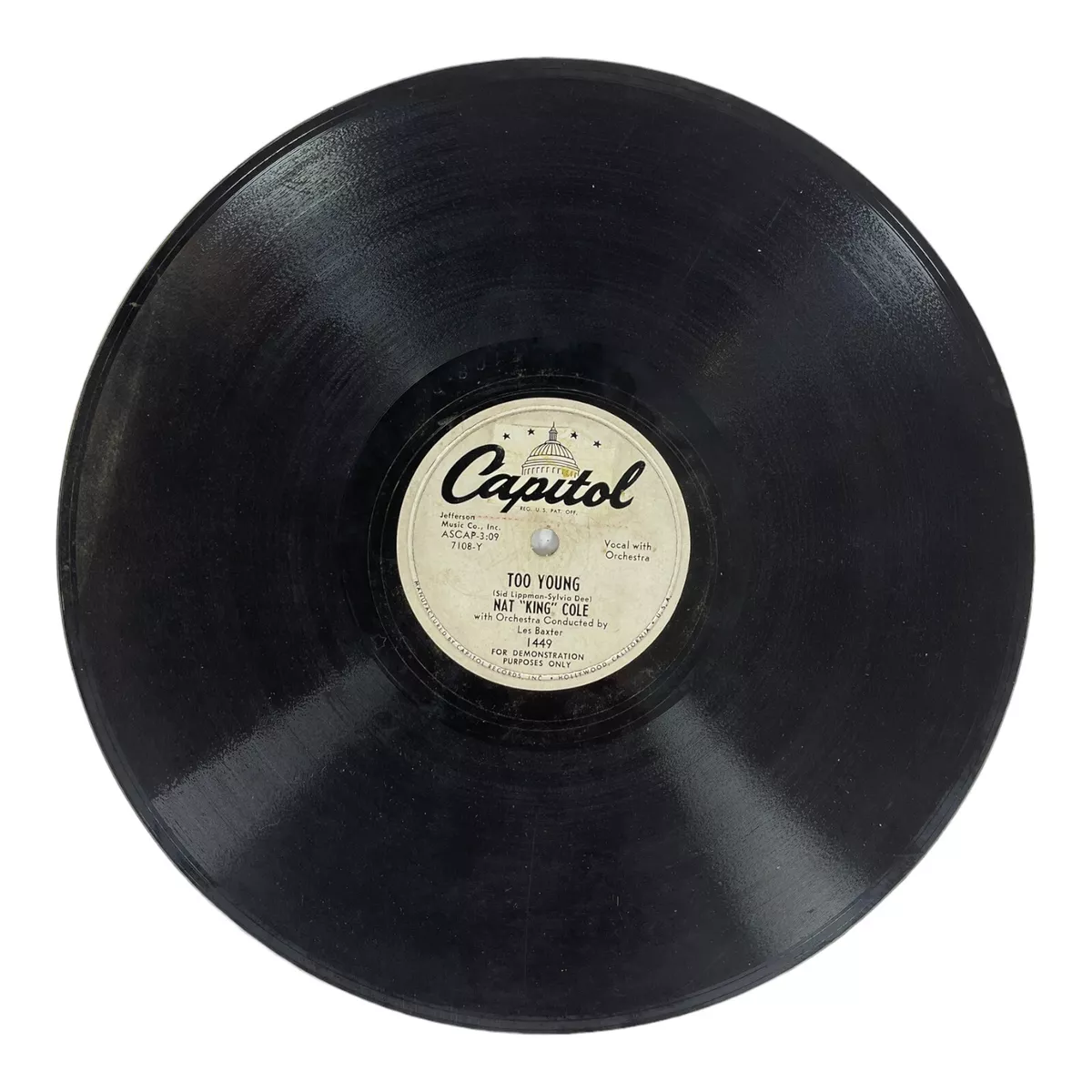 Nat King Cole – Too Young (1951)