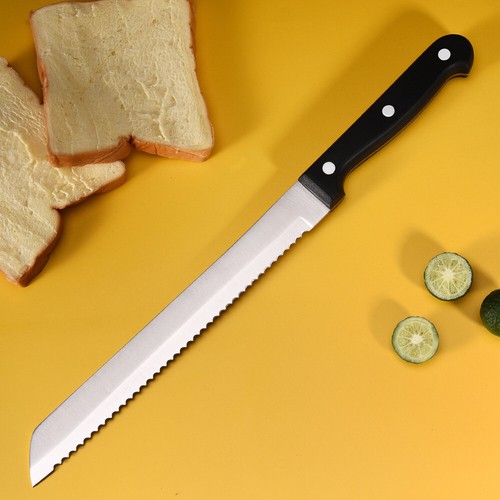 1/2/3x 8-Inch Bread Knife with Stainless Steel Blade & ABS Handle - Picture 8 of 15