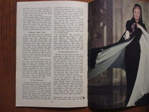 Jan-1954 TV Guide (PAUL HARTMAN/JOAN CAULFIELD/PRIDE OF THE FAMILY/DINAH SHORE - Picture 3 of 10