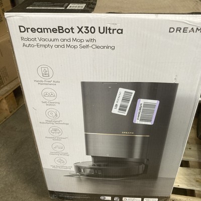 DREAME X30 Ultra Robot Vacuum Mop Extend Mop Self Cleaning with 140°F Water