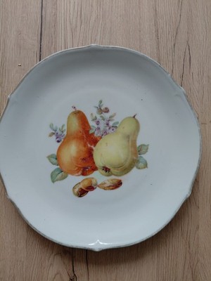 Wunderschöner Obstteller von der Firma Schumann Porzellan aus Bayern.