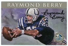 1998 NFL Hall of Fame RAYMOND BERRY Signature Series AUTO /2500 Baltimore Colts