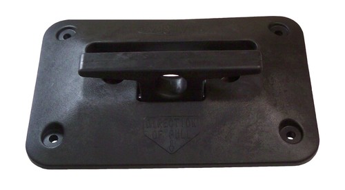 CIPA 02100 Cleat Seat Dock Cleat, Black - Picture 3 of 4