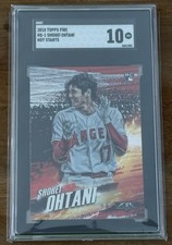 2018 Topps Fire - Hot Starts Shohei Ohtani #HS-1 Rookie (RC) SGC 10 Gem Mint 💎