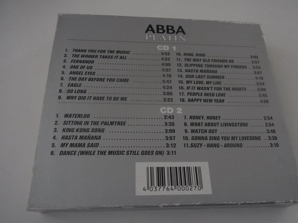 Abba  /  Platin    2 CD Box - Bild 2 von 4