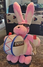 NEW Vintage 1989 Pink Energizer Bunny Rabbit Plush 22" Tall PERFECT CONDITION 