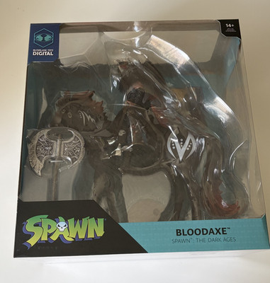 SPAWN BLOODAXE THE DARK AGES ACTION FIGURE + HORSE MISB SEALED