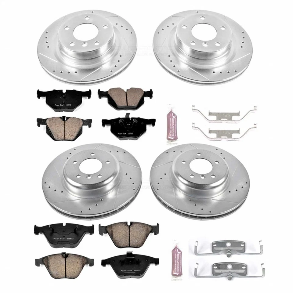 Kit de frenos Power Stop para BMW 335i xDrive 2011-2013 | Delantero y Trasero Z23 Evolution Foto 2 de 4
