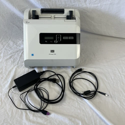 HP ScanJet 7000 Sheet feed Scanner White FCLSD-0806 Tested