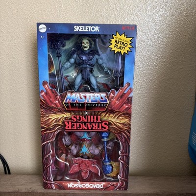 Masters of the Universe X Stranger Things: Skeletor & Demogorgon Multipack NEW