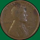 1924-D Lincoln Wheat Cent Very Good VG Coin, Minor Corrosion #35829