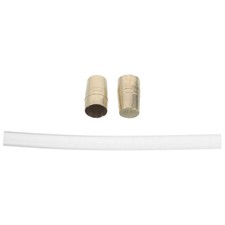 2 Pcs Umbrella Repair Accessories Fixing Metal Cap Rod Caps