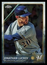 2015 Topps Chrome Topps #13 Jonathan Lucroy Milwaukee Brewers sports