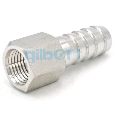 1/4'' BSP Female to 12mm Hose Barb 304 Stainless   Splicer Pipe Fitting #lk