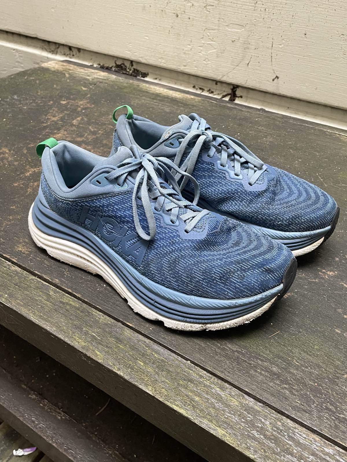 NEW HOKA Gaviota 5 Running Shoes in Men's Size 9 D Downpour/Thunder Cloud Lot thumbnail 11